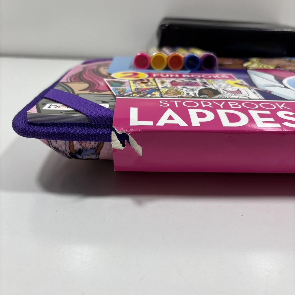 Barbie Storybook Lapdesk 2 Coloring Books Stickers Markers‎ - Picture 7 of 7